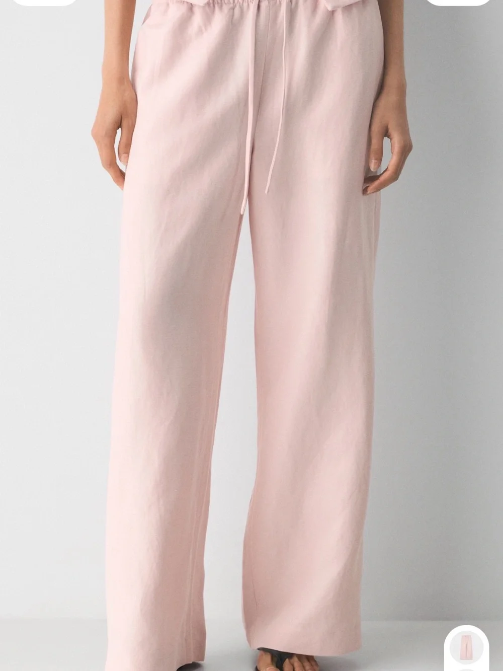 Aritzia Cruise linen Poetic Pink size L NWOT